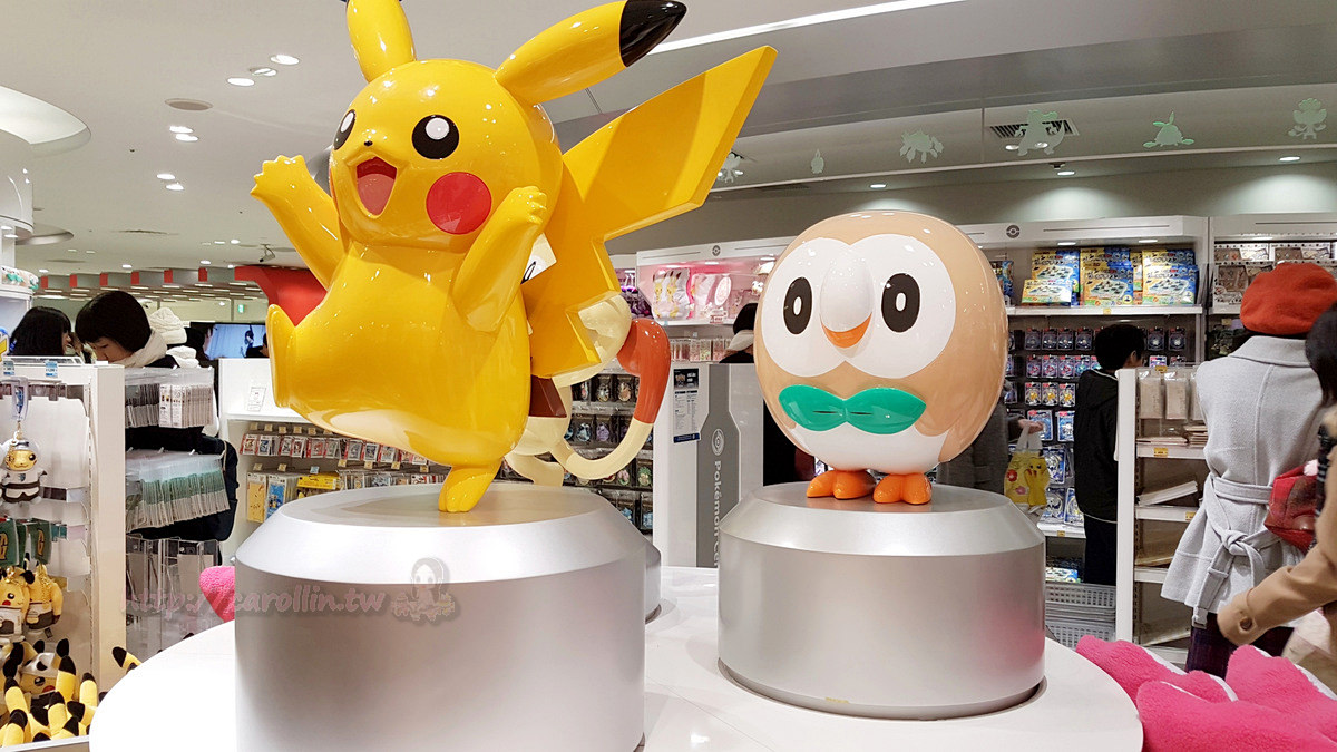 大阪旅遊購物景點 梅田車站 Pokemon Center 神奇寶貝專賣店梅田駅大丸百貨收服寶可夢 卡琳 摸魚兒趣